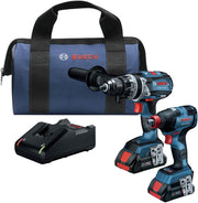 BOSCH GXL18V-224B25  -  18V PREMIUM BRUSHLESS IMPACT & HAMMER DRILL COMBO KIT - Wise Line Tools