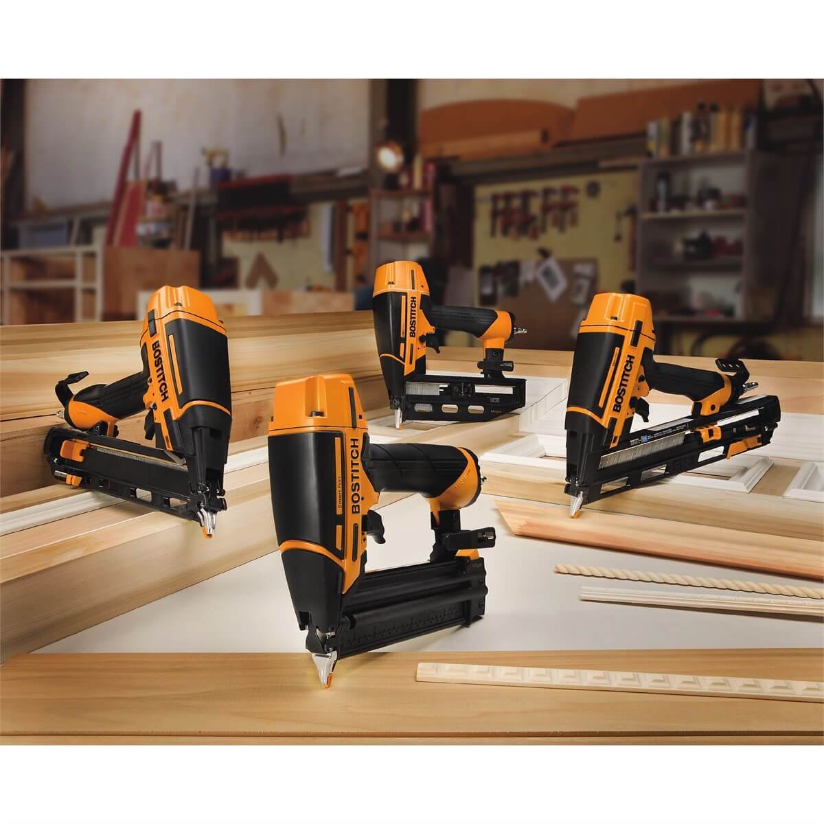 BOSTITCH BTFP12233 Smart Point 18GA Brad Nailer Kit - Wise Line Tools