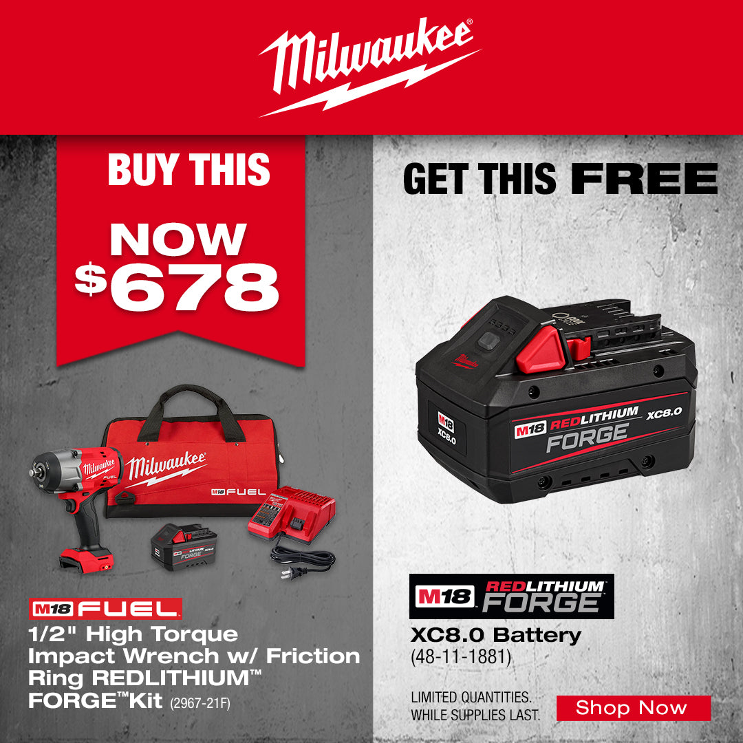 Milwaukee promotional banner