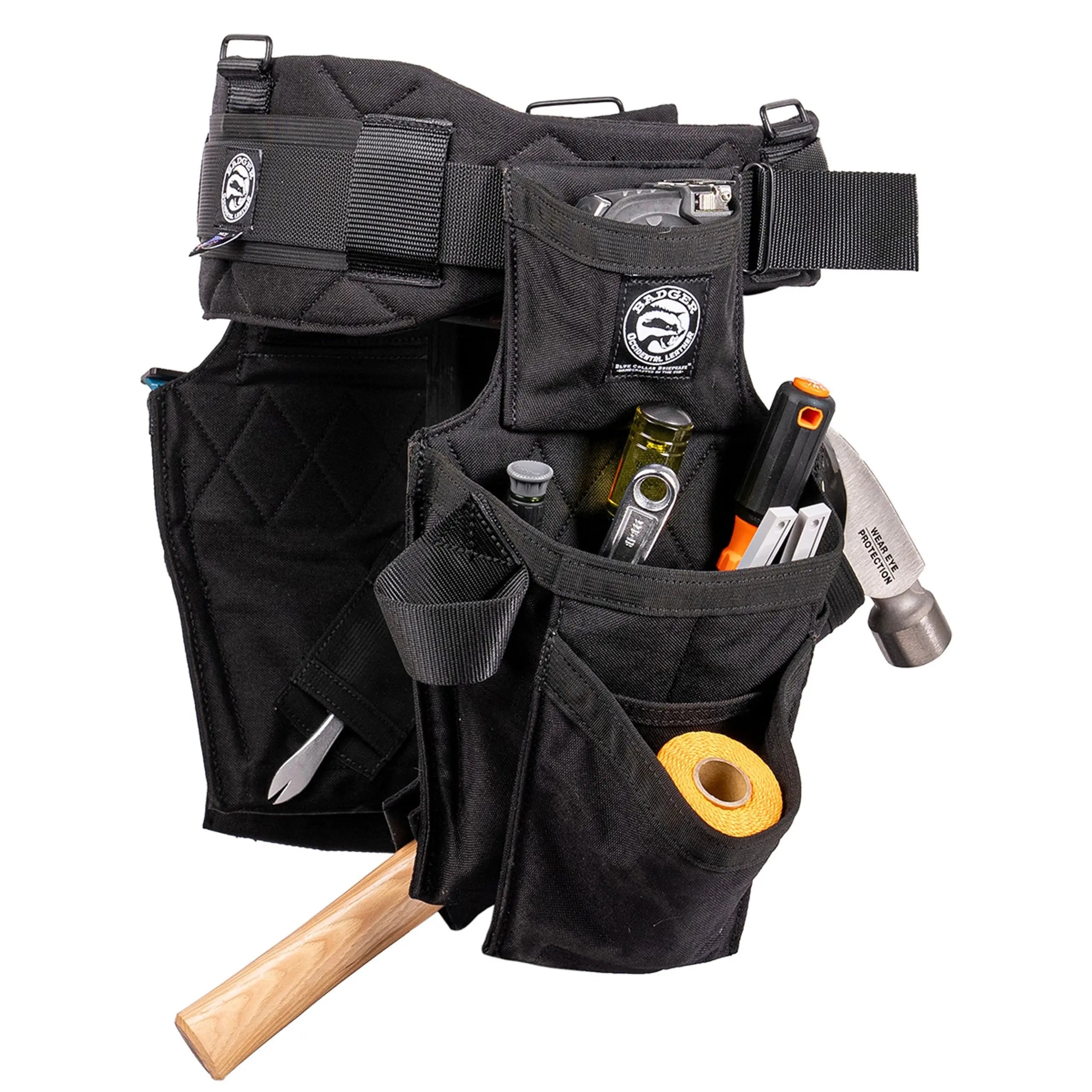 Badger - OCC-461130 - Carpenter Tool Belt Set - Black - Wise Line Tools