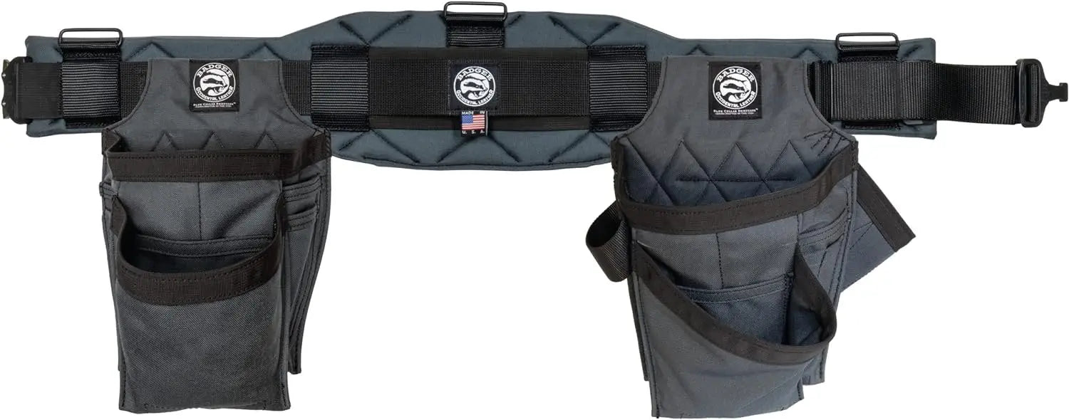 Badger Occidental Leather 462010 Gunmetal Grey Trimmer Set - Wise Line Tools