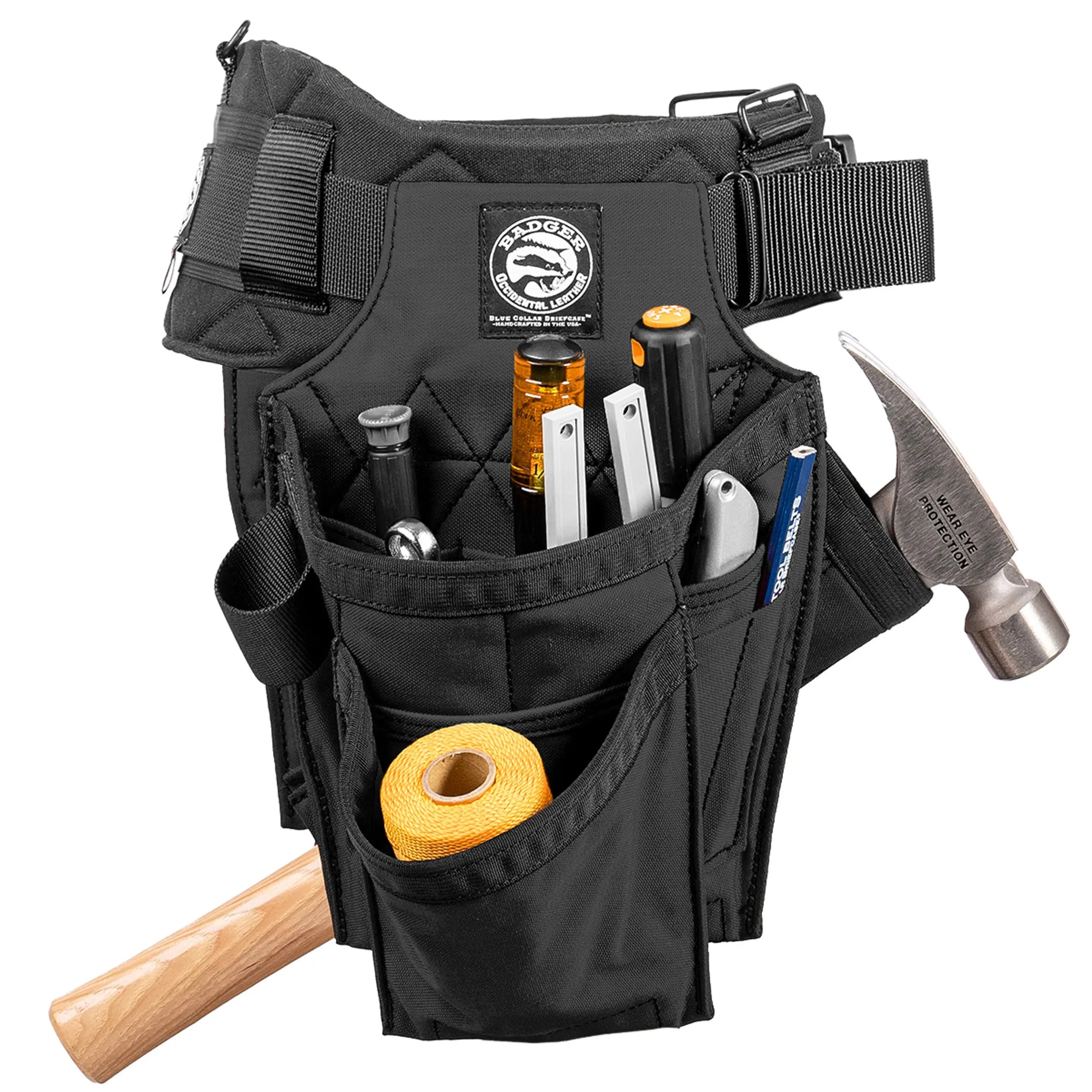 Badger Trimmer Tool Belt Set - Black - OCC-462130 - Wise Line Tools