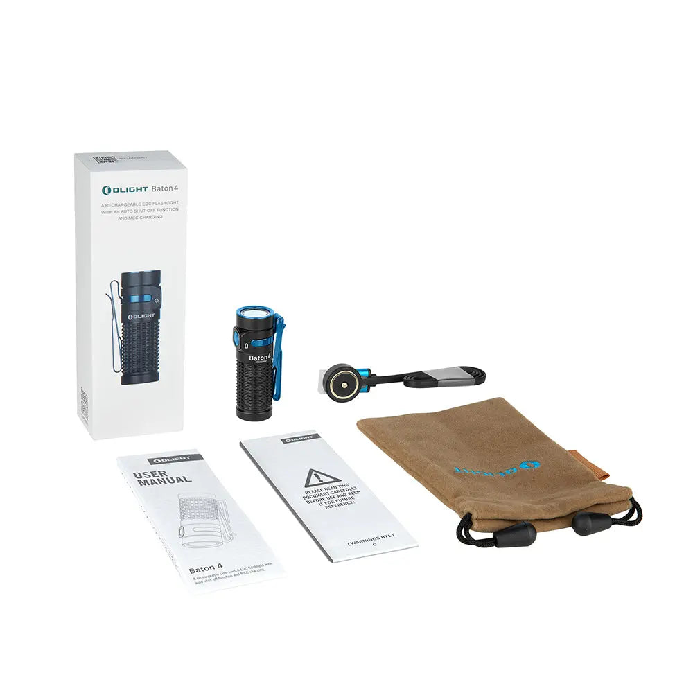 Baton 4 Powerful EDC Flashlight 1300 Lumens - Wise Line Tools