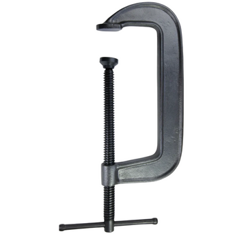 Bessey 540-8 Ductile Alloy Cast Clamp with 8" Capacity x 3 1/4" Throat Depth & 2,750 lb Clamping Force, Black BESSEY