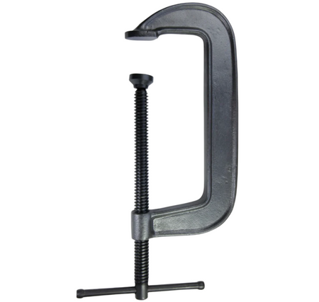 Bessey 540-8 Ductile Alloy Cast Clamp with 8" Capacity x 3 1/4" Throat Depth & 2,750 lb Clamping Force, Black BESSEY
