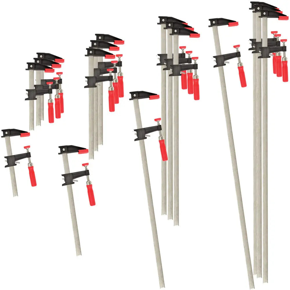 Bessey BTB-GSCC-16PC- Clutch clamp set, 4 each of 4 different sizes (16 pc) - Wise Line Tools