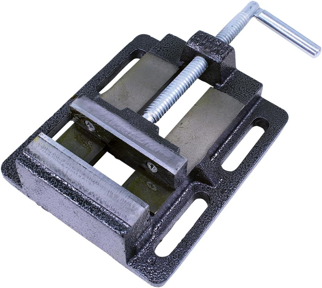 Bessey BV-DP40 Drill Press Vise, 4", Hammer Tone Gray - Wise Line Tools