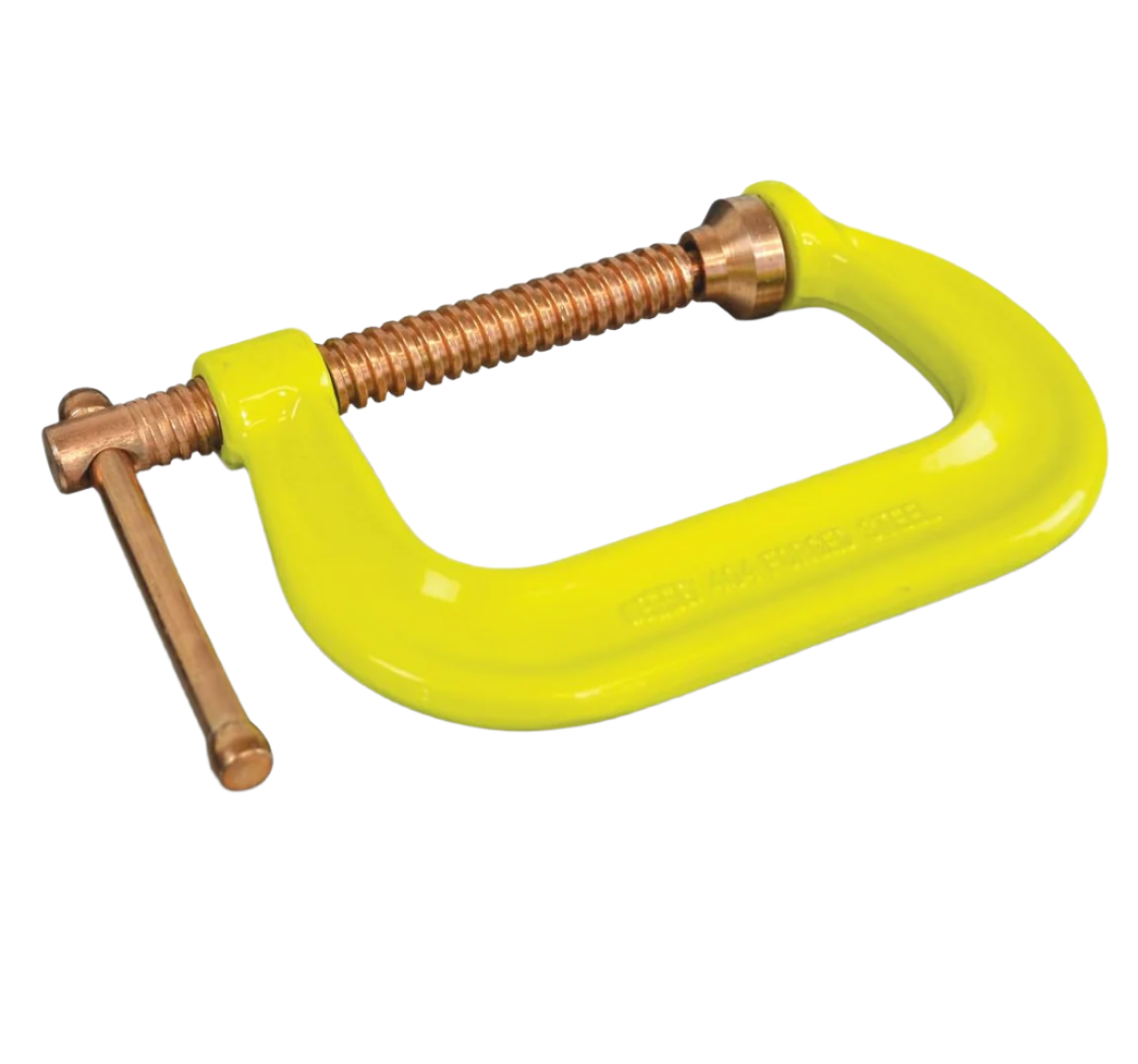 Bessey CDF408CHV Drop Forged 8" Capacity x 5" Throat Depth, High Visibility Clam - Wise Line Tools