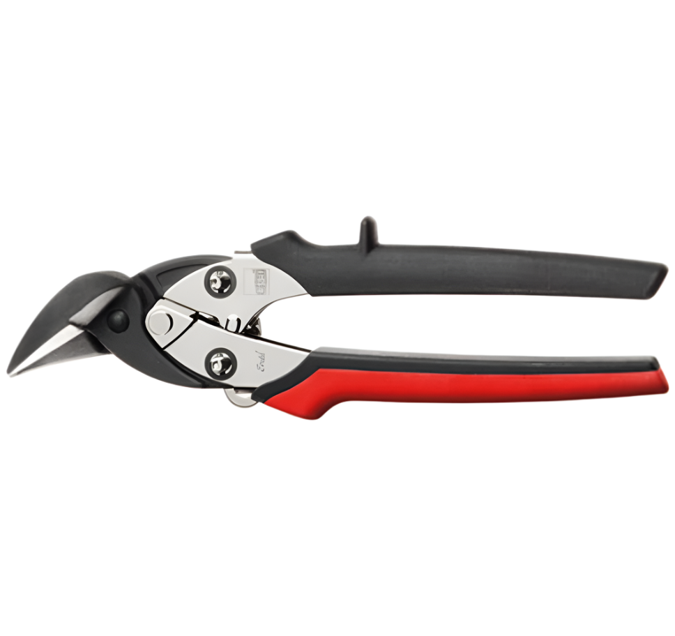 Bessey D15AL-BE Left Straight Cut Compact Aviation Snip 0ffset Jaw, Green/Black - Wise Line Tools
