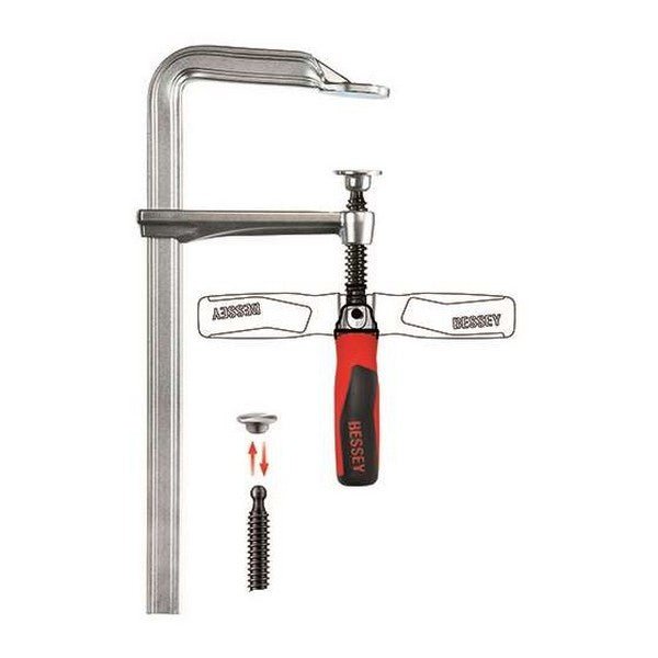 Bessey GZ50-12PH - Pivot handle clamp , 20 In. x 4.75 In. opening - Wise Line Tools
