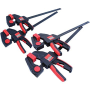 Bessey RES01  -  Trigger clamp set, EHK series (2 - 12" and 2 - 6") - Wise Line Tools