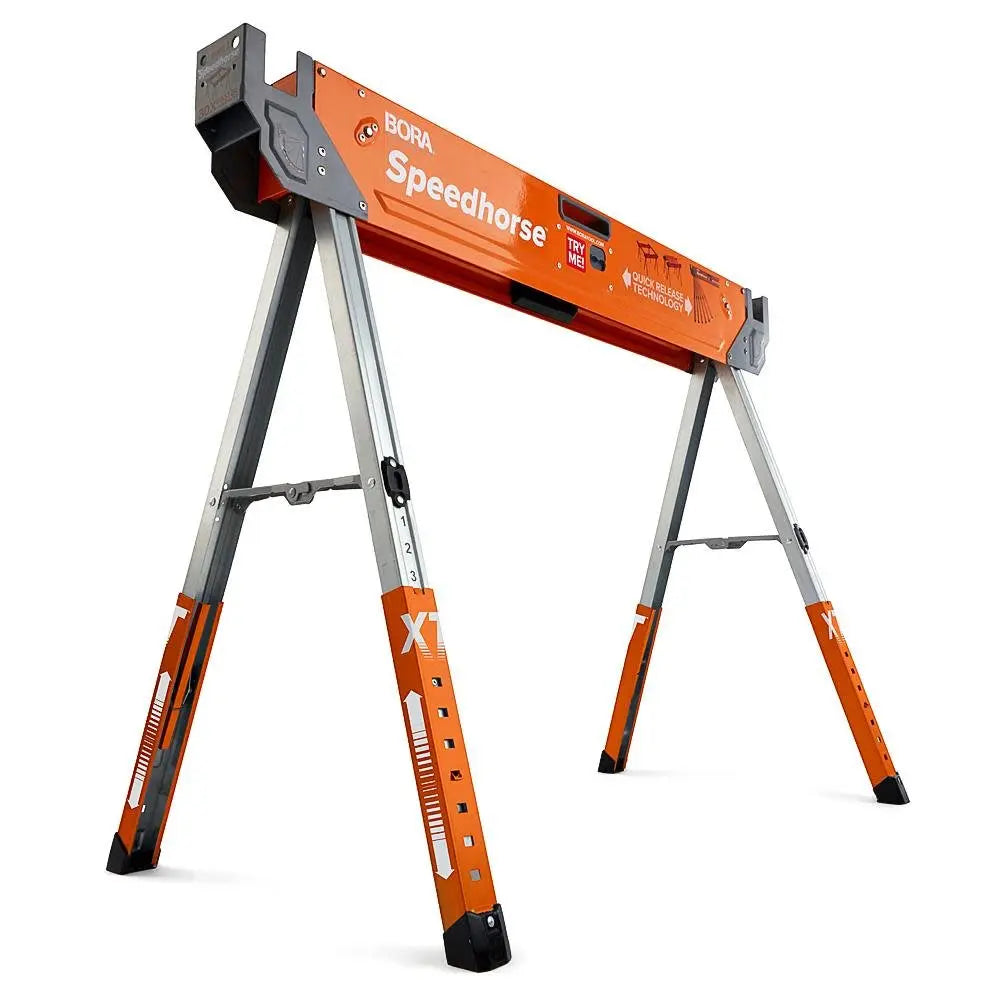 Bora PM-4550 - Portamate Adjustable Speedhorse XT Sawhorse Work Support System BORA