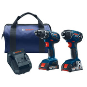 Bosch CLPK232A-181 18V Lithium-Ion Cordless Drill Driver / Impact Combo Kit (2.0 BOSCH
