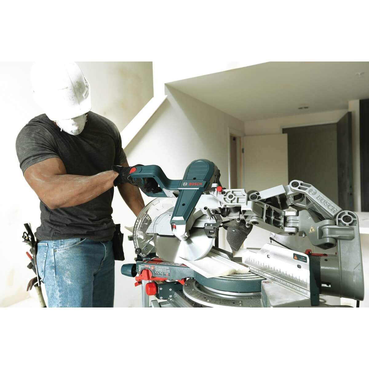 Bosch CM10GD 10-Inch Dual Bevel Glide Miter Saw, 15-Amp BOSCH