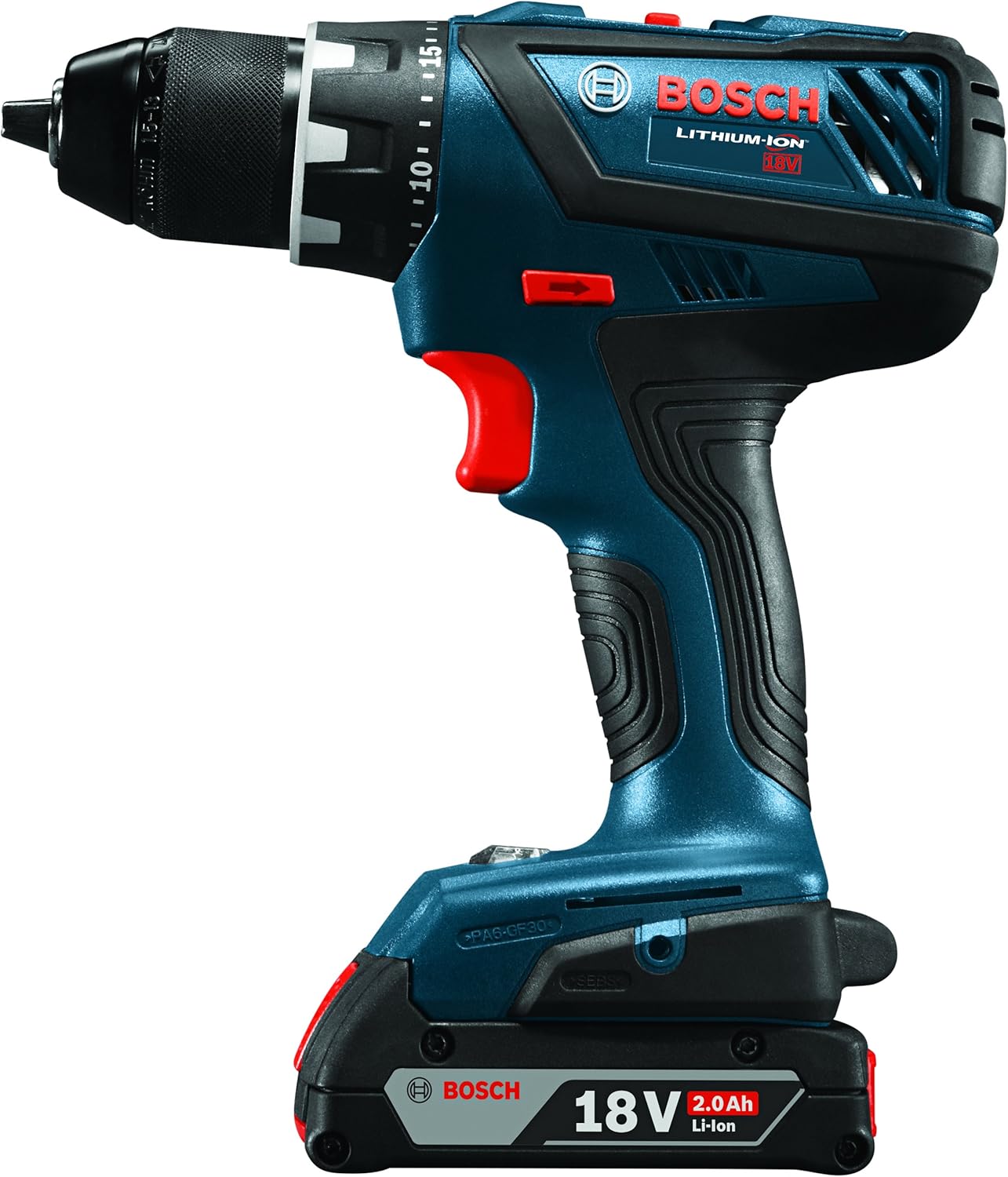 Bosch DDS181A-02 18V Compact Tough 1/2" Drill/Driver Kit with SlimPack Batteries BOSCH