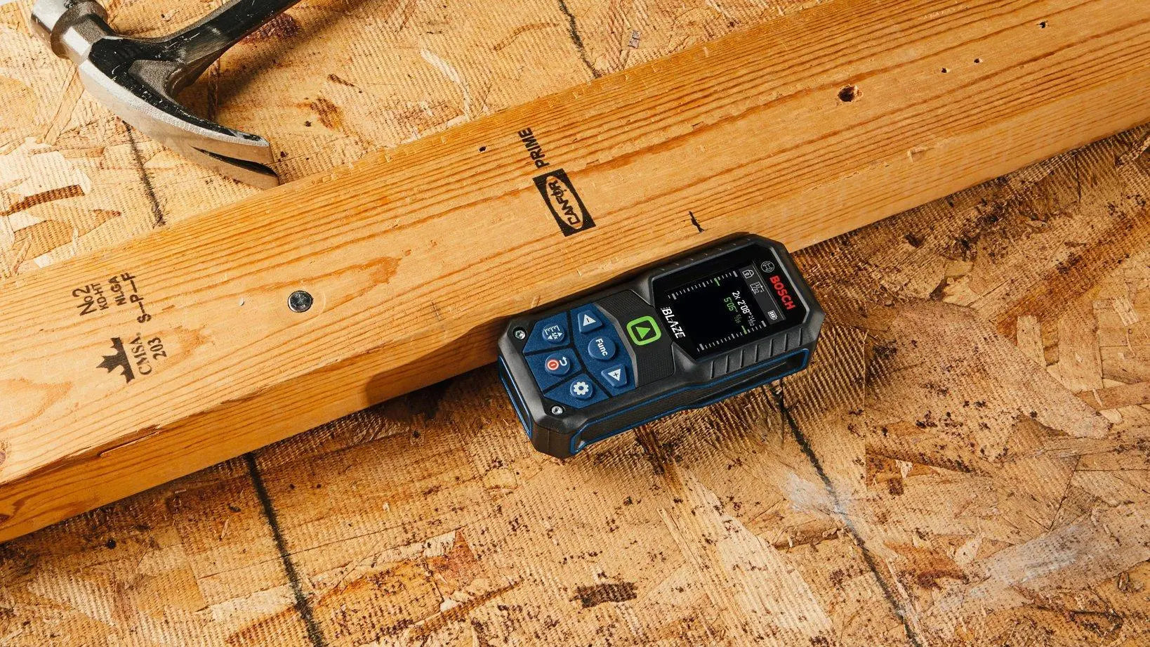 Bosch GLM165-27CGL - BLAZE™ Connected Green-Beam 165 Ft. Laser Measure - Wise Line Tools