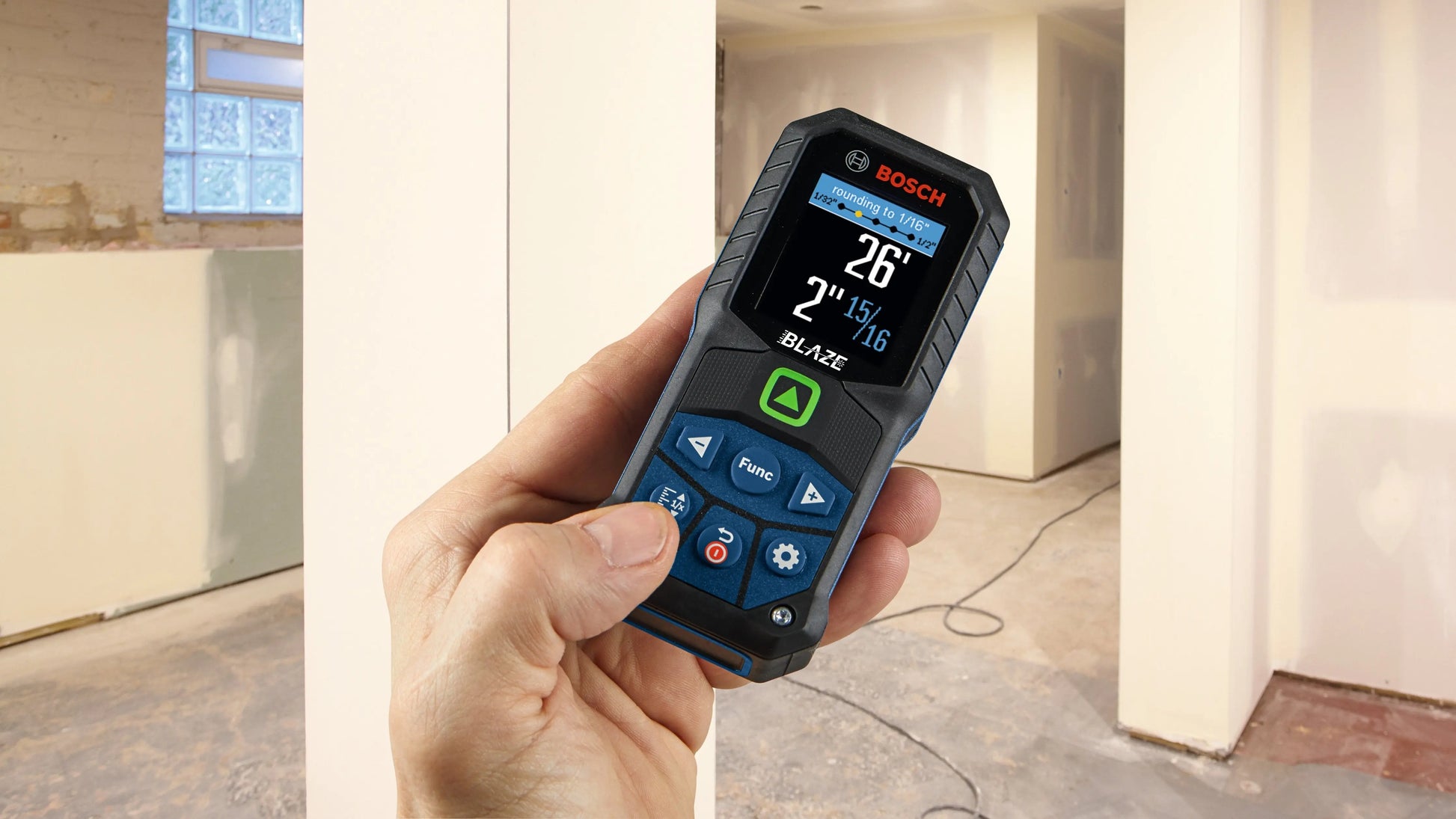 Bosch GLM165-27CGL - BLAZE™ Connected Green-Beam 165 Ft. Laser Measure - Wise Line Tools