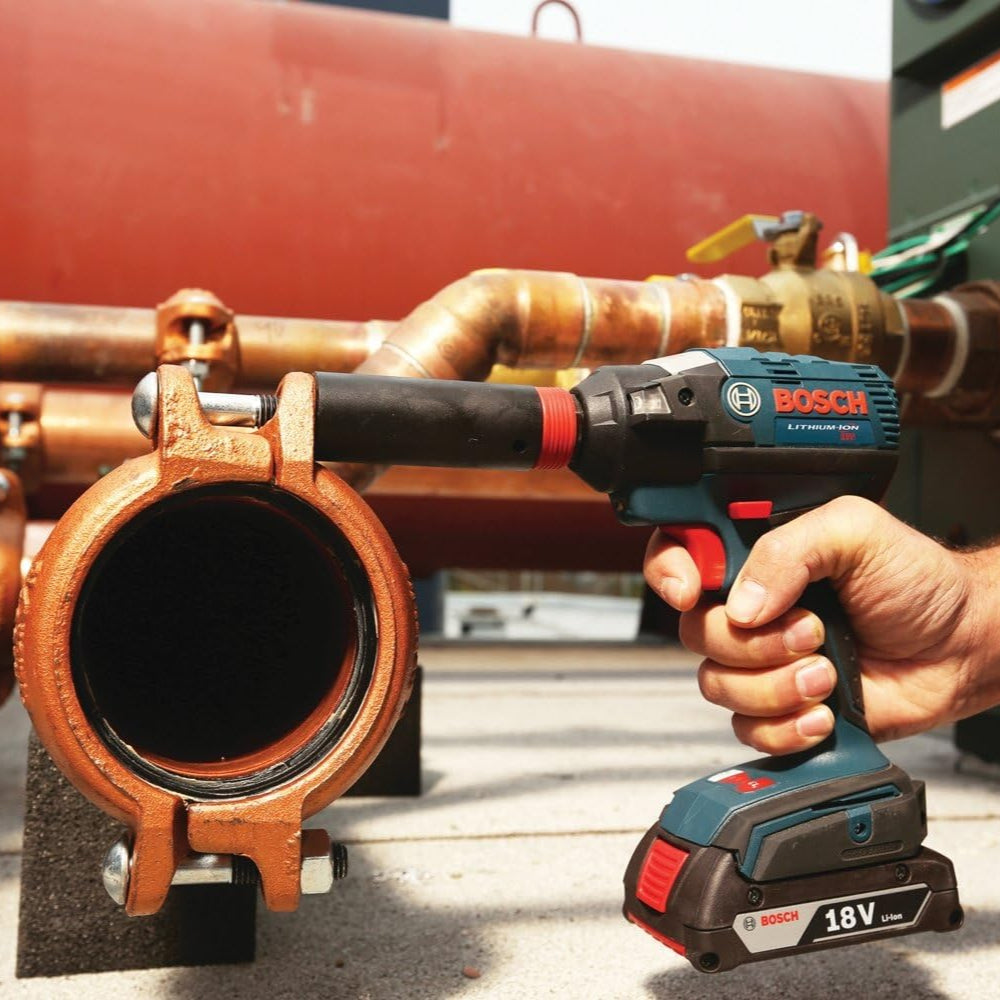 Bosch IDH182-01 18V Brushless Socket Ready Impact Driver with 2 Batteries, Charg BOSCH