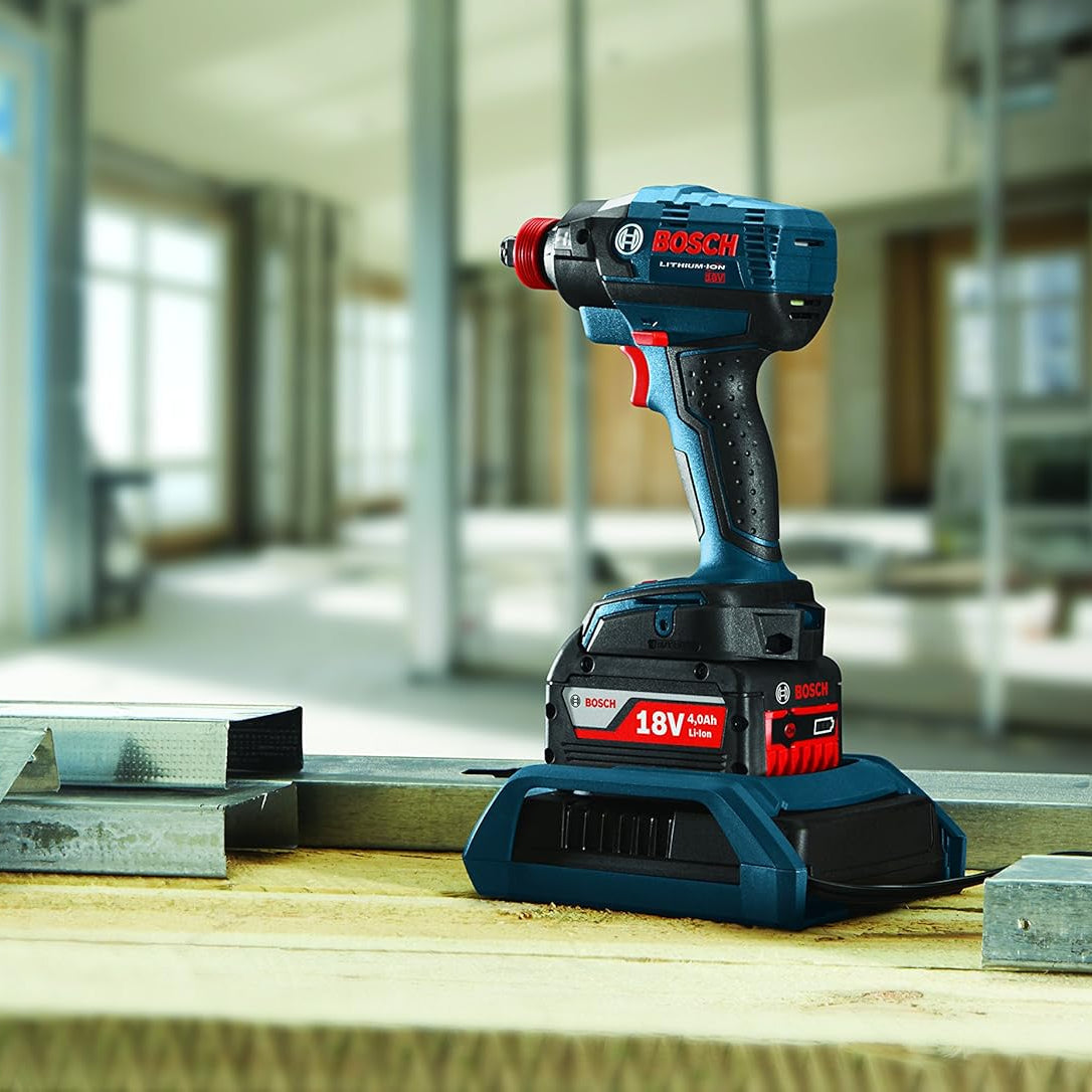 Bosch IDH182-01 18V Brushless Socket Ready Impact Driver with 2 Batteries, Charg BOSCH