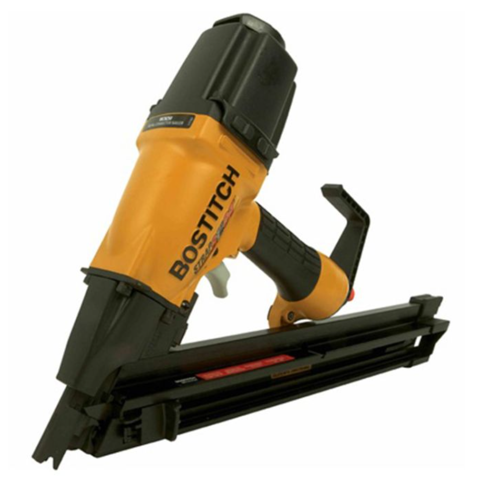 Bostitch - MCN250 35 DEGREE METAL CONNECTOR FRAMING NAILER STRAPSHOT - Wise Line Tools