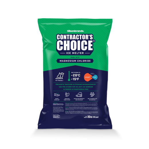 TILLSONBRANDS 1101651 - Contractor’s Choice Ice Melter – 20KG Bag