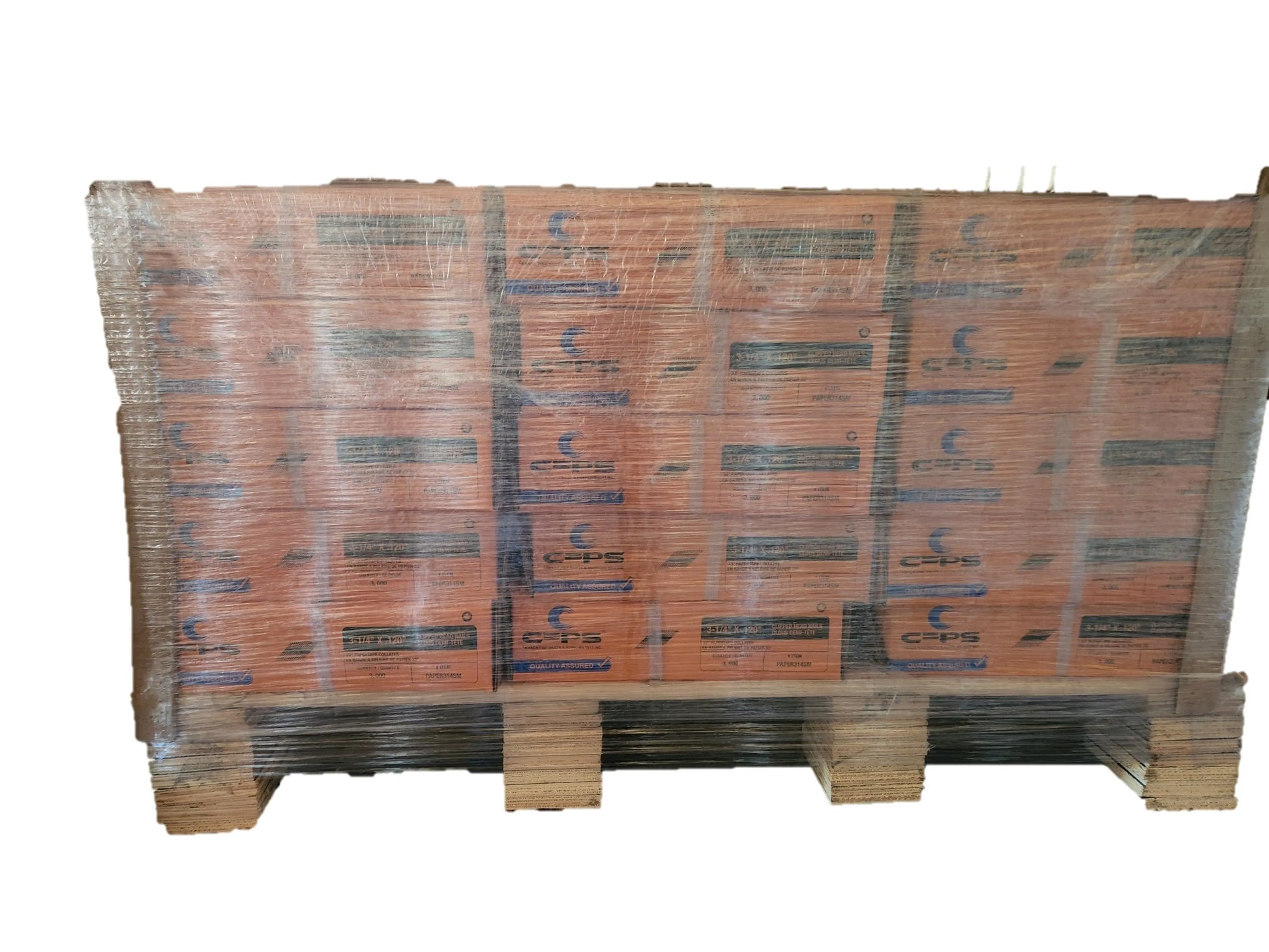 CFPS 3-1/4"  0.120 Smooth Paper strip nails  Skid CFPS