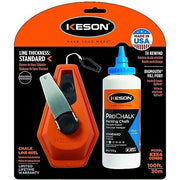 CHALK K3X4B - LINE REEL, 3X REWIND, 100', 1.0mm STRING, ABS, WITH 4OZ BLUE CHALK KESON