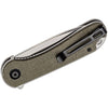 CIVIVI CIV-C907T - Elementum Flipper Knife Micarta Handle (Dark Green)