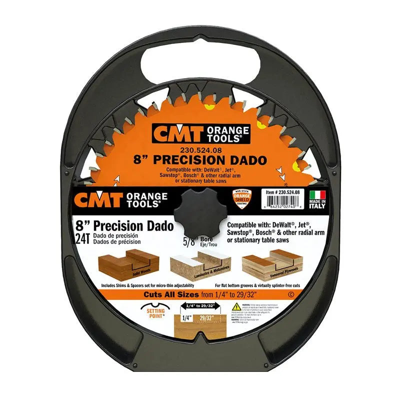 CMT-230.524.08 - PRECISION DADO 8''x24x5/8'' CMT