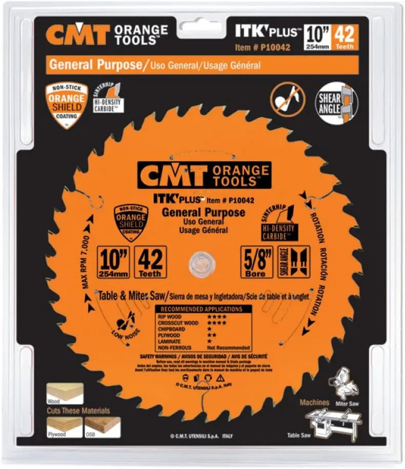 CMT 236.006.10 10-Inch by 6 Tooth 5/8-Inch Bore Industrial Diamond Saw Blade CMT