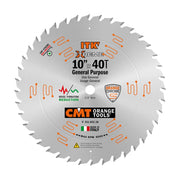 CMT 251.042.10 ITK GENERAL PURPOSE SAW BLADE, 10-INCH X 42 TEETH 1FTG+2ATB GRIND WITH 5/8-INCH BORE - Wise Line Tools