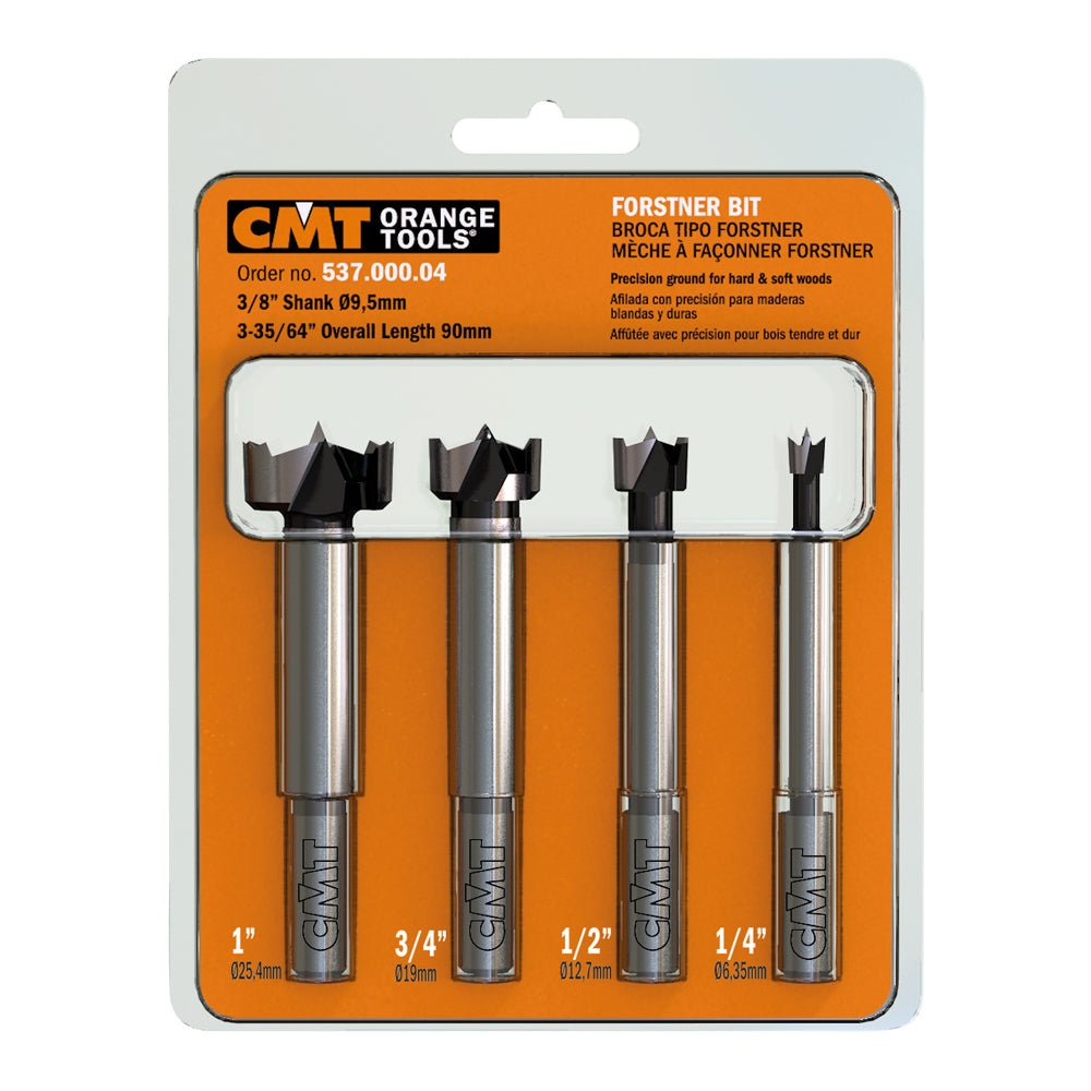 CMT-537.000.04 - FORSTNER BIT SET 4 PCS - Wise Line Tools