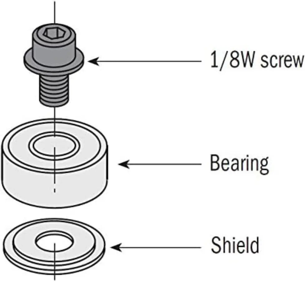 CMT 791.018.00  -  Router Bearing 5/8" diameter x 3/16" Hole CMT