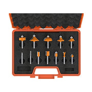 CMT-800.001.00 - 15 PIECE ROUTER BIT SET - Wise Line Tools