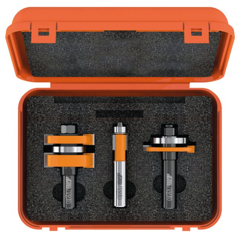 CMT-800.526.11 - 3 PCS TONGUE & GROOVE CABINETMAKING SET - Wise Line Tools