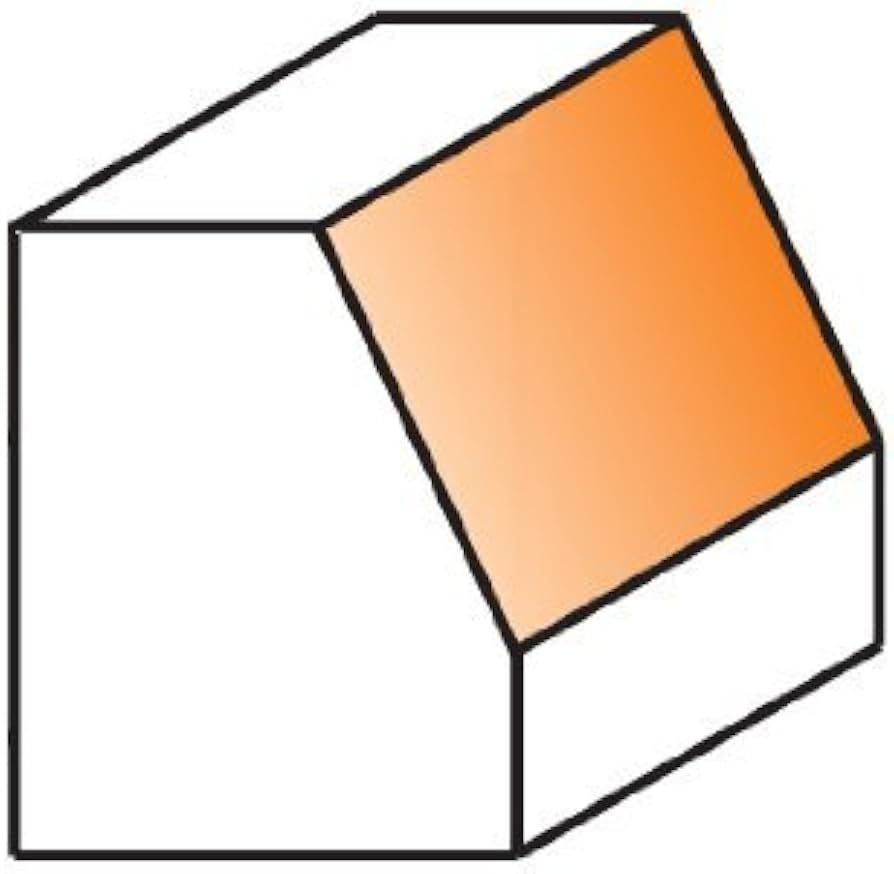 CMT 809.025.11 COMBINATION TRIMMER BIT, 25° CUTTING ANGLE, 1/4-INCH SHANK - Wise Line Tools