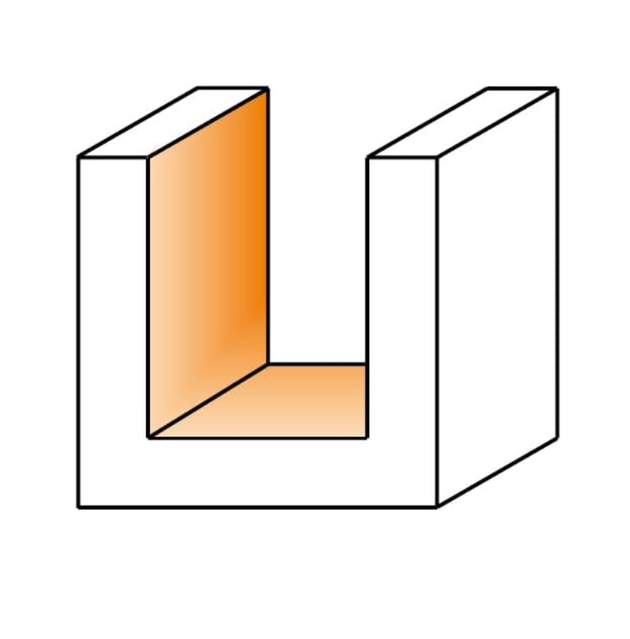 CMT 811.158.11  -  5/8" X 3/4" STRAIGHT ROUTER BIT (SHORT SERIES) - Wise Line Tools