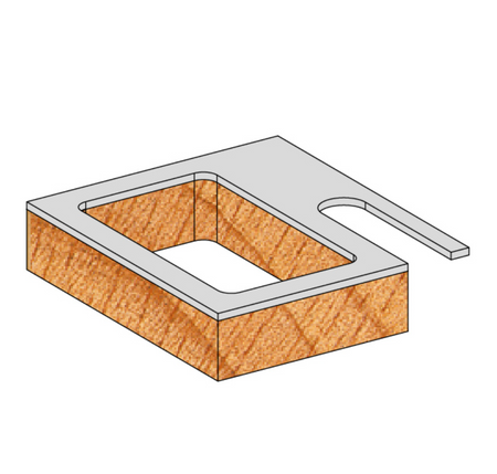 CMT 81651  -  1/2" PANEL PILOT BIT 1/2" SHANK - Wise Line Tools