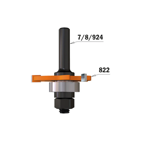CMT-824.127.10 - SLOT CUTTER ARBOR W/BRNG S=1/2 - Wise Line Tools