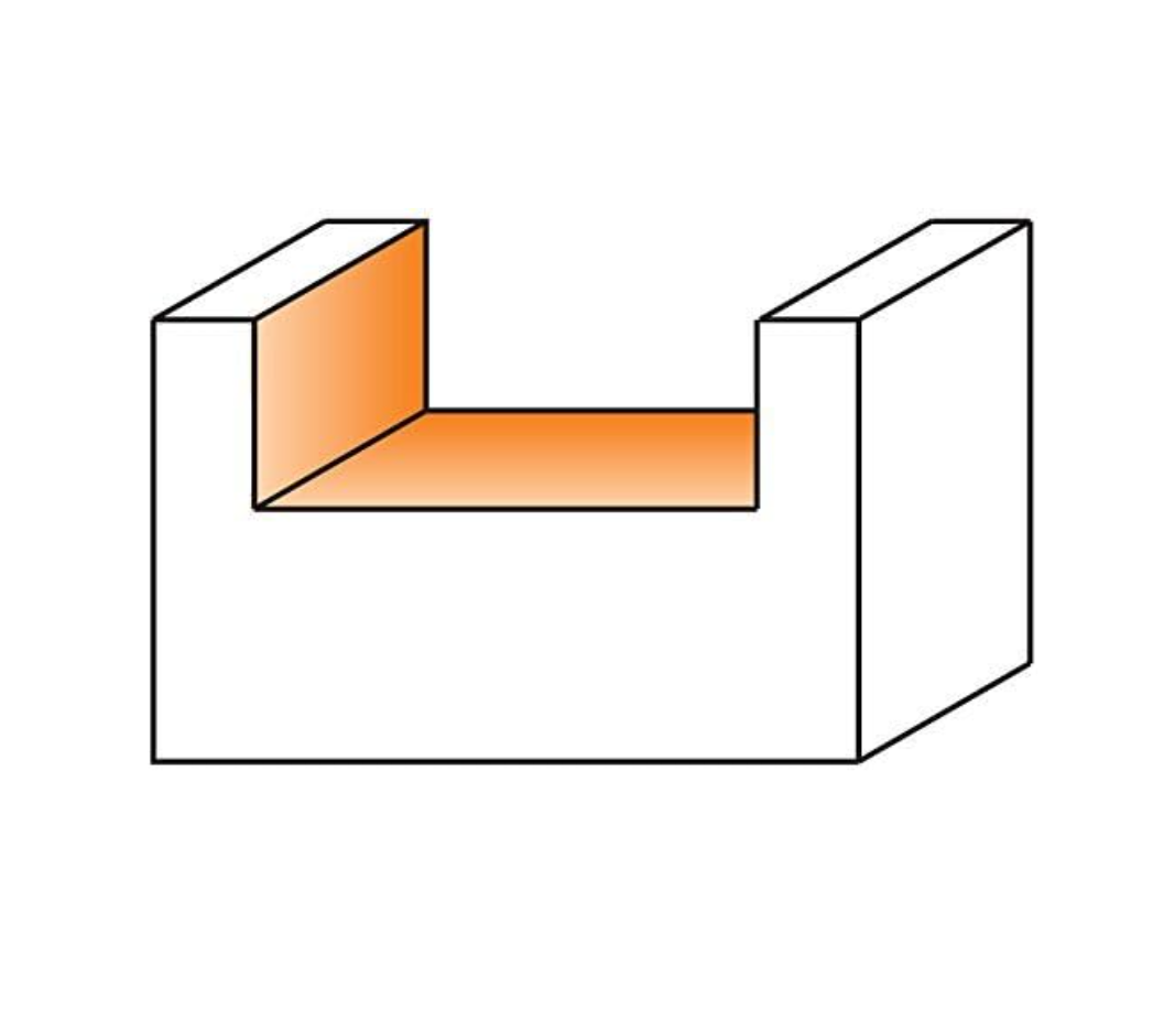 CMT 852.504.11  -  DADO & PLANNER ROUTER BIT - Wise Line Tools