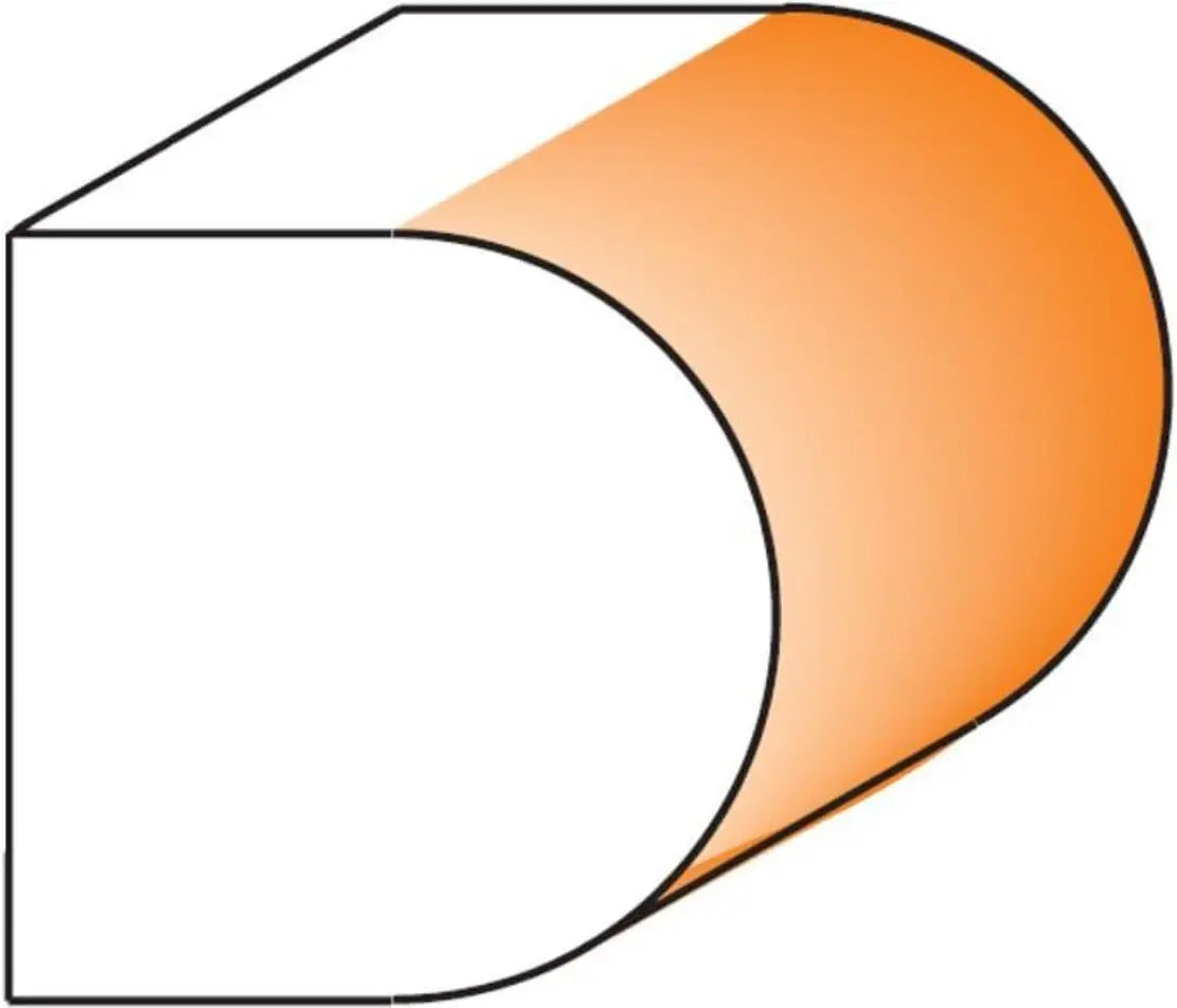 CMT 854.507.11  -  1/2'' Shank 3/8'' Radius BULL NOSE ROUTER BIT CMT