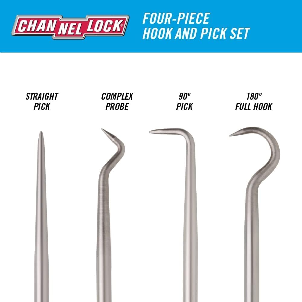 ChannelLock HP-4H - 4pc Hook & Pick Set CHANNEL LOCK