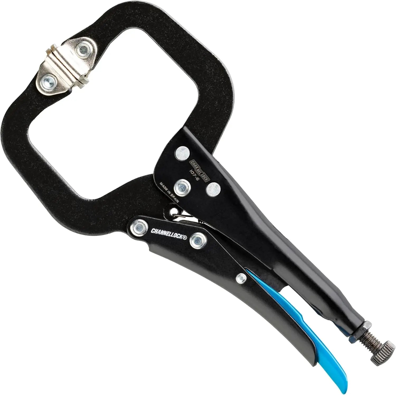 Channellock CHA-107-12  - 12" C-Clamp Locking Pliers - With Swivel Pads CHANNEL LOCK