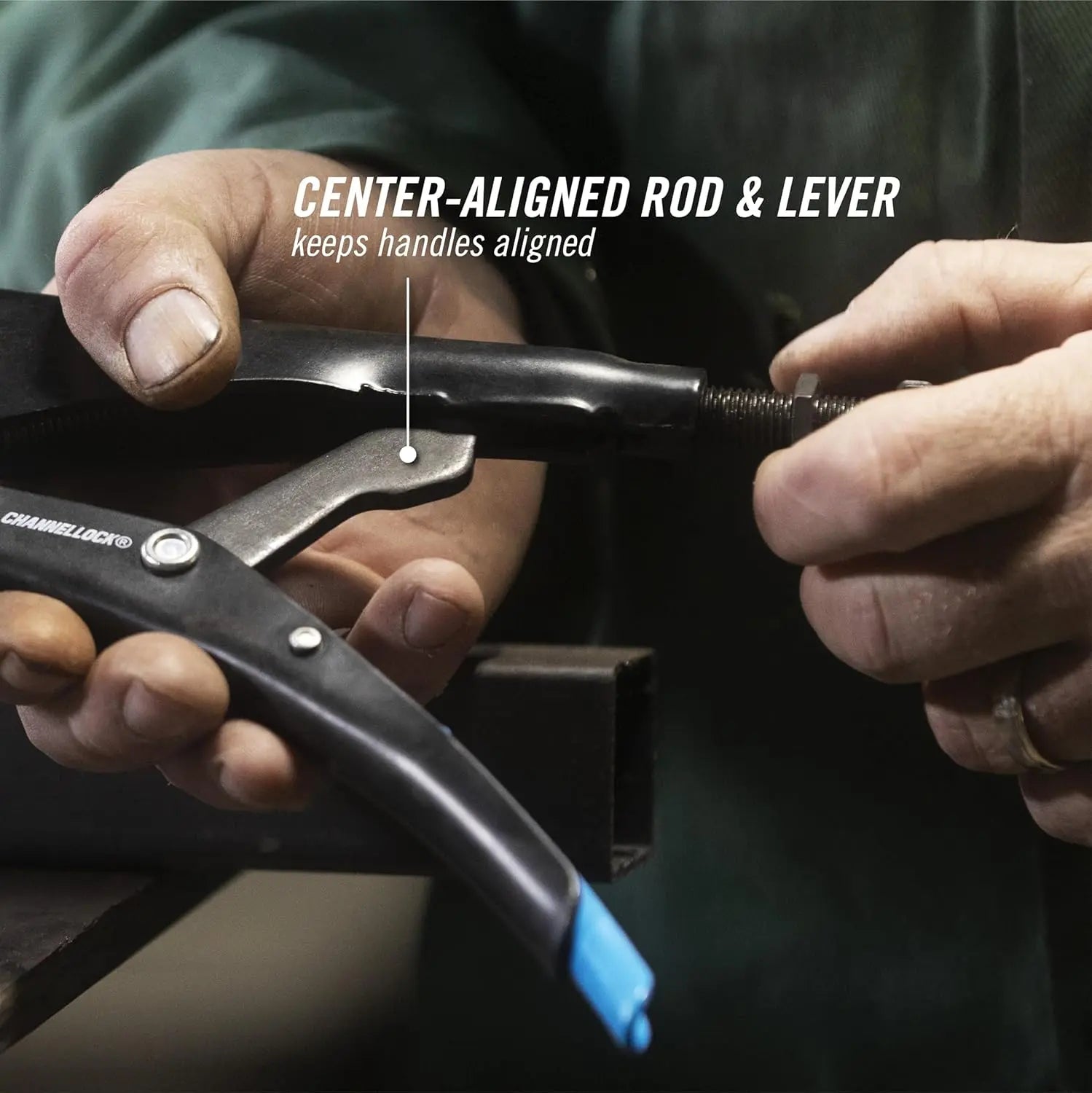 Channellock CHA-107-12  - 12" C-Clamp Locking Pliers - With Swivel Pads CHANNEL LOCK