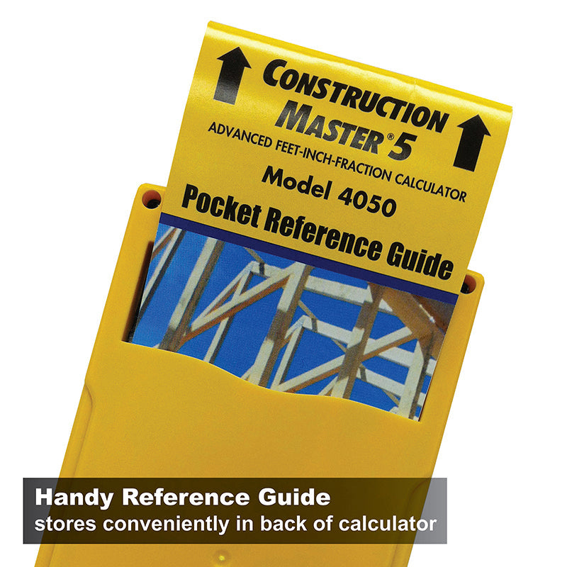 Construction Master 5 calculator - Wise Line Tools