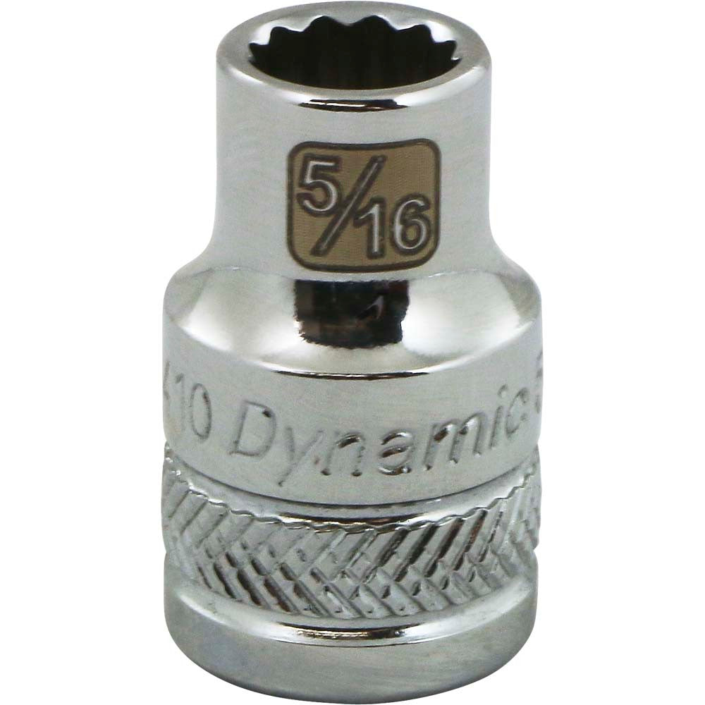 DYNAMIC GT-D009410 - 3/8" Drive 12 Point SAE 5/16" Standard Socket