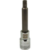 DYNAMIC GT-D013745 - 1/2" Drive Torx® Head Long Bit Chrome Finish Socket - T45