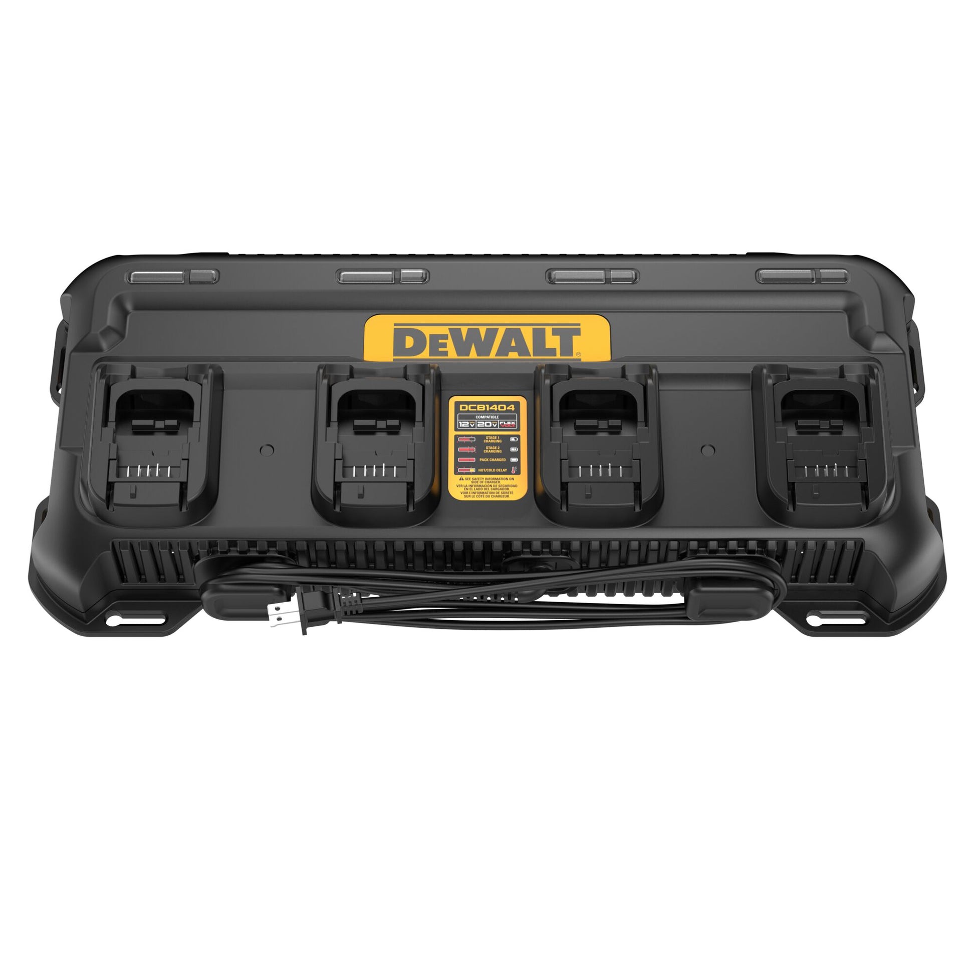 DEWALT DCB1404 Multiport 4-Port Charger Front View