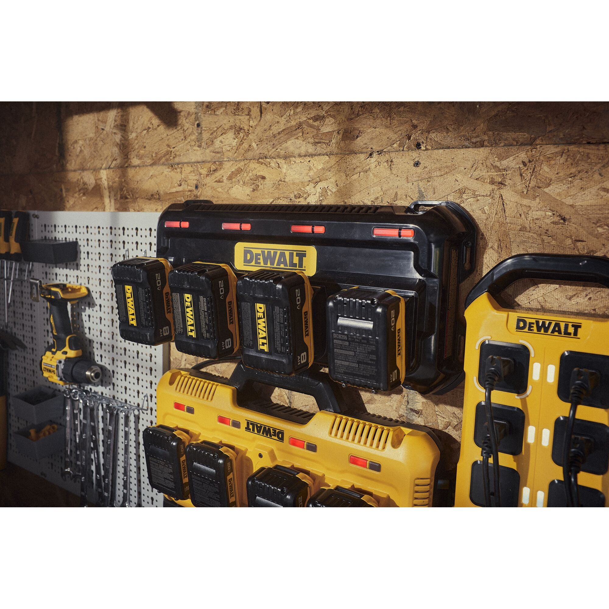 DEWALT DCB1404 Charger Rear with Wall Mount Holes