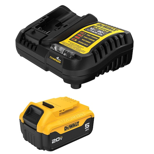 DEWALT DCB205C 20V MAX* 5.0Ah Battery Charger Kit